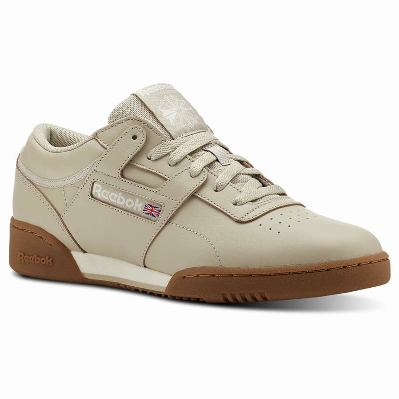 Tenisi Reebok Workout Clean Mu Barbati Bej Romania HG9208JS